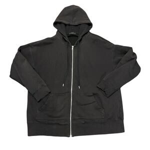 Jeanasis Japanese Oversized Black Hoodie